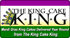 The King Cake King - Mardi Gras King Cakes delivered year round