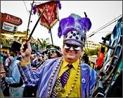 Having Fun at the New Orleans Mardi Gras
